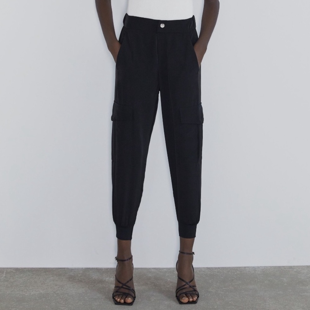 Zara Flowy Cargo Pants